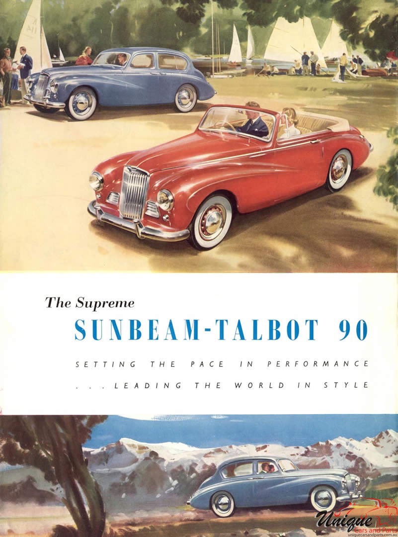 1952 Sunbeam Talbot 90 Mark 2 Brochure